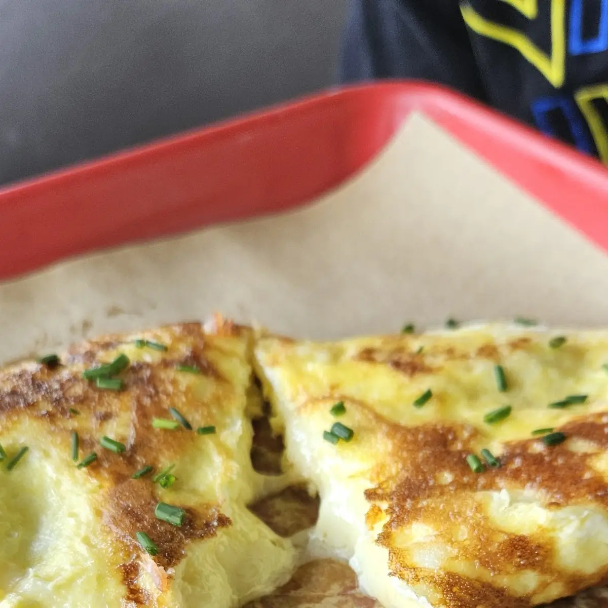 Cheddar Cheese 3 Egg Omelette