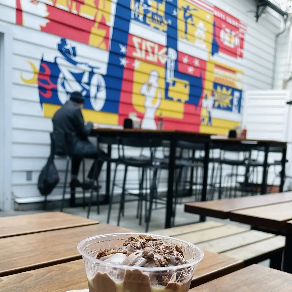 Champorado Soft Serve
