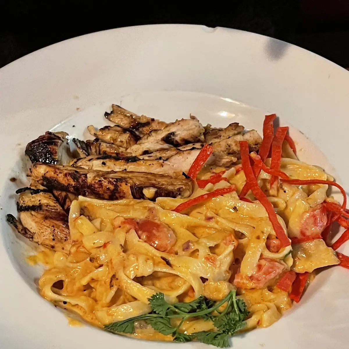 Spicy Chicken Alfredo