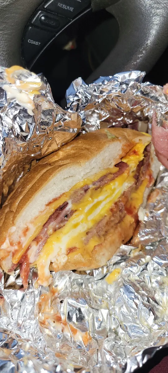 Taylor Ham Egg and Cheese Extra Meat