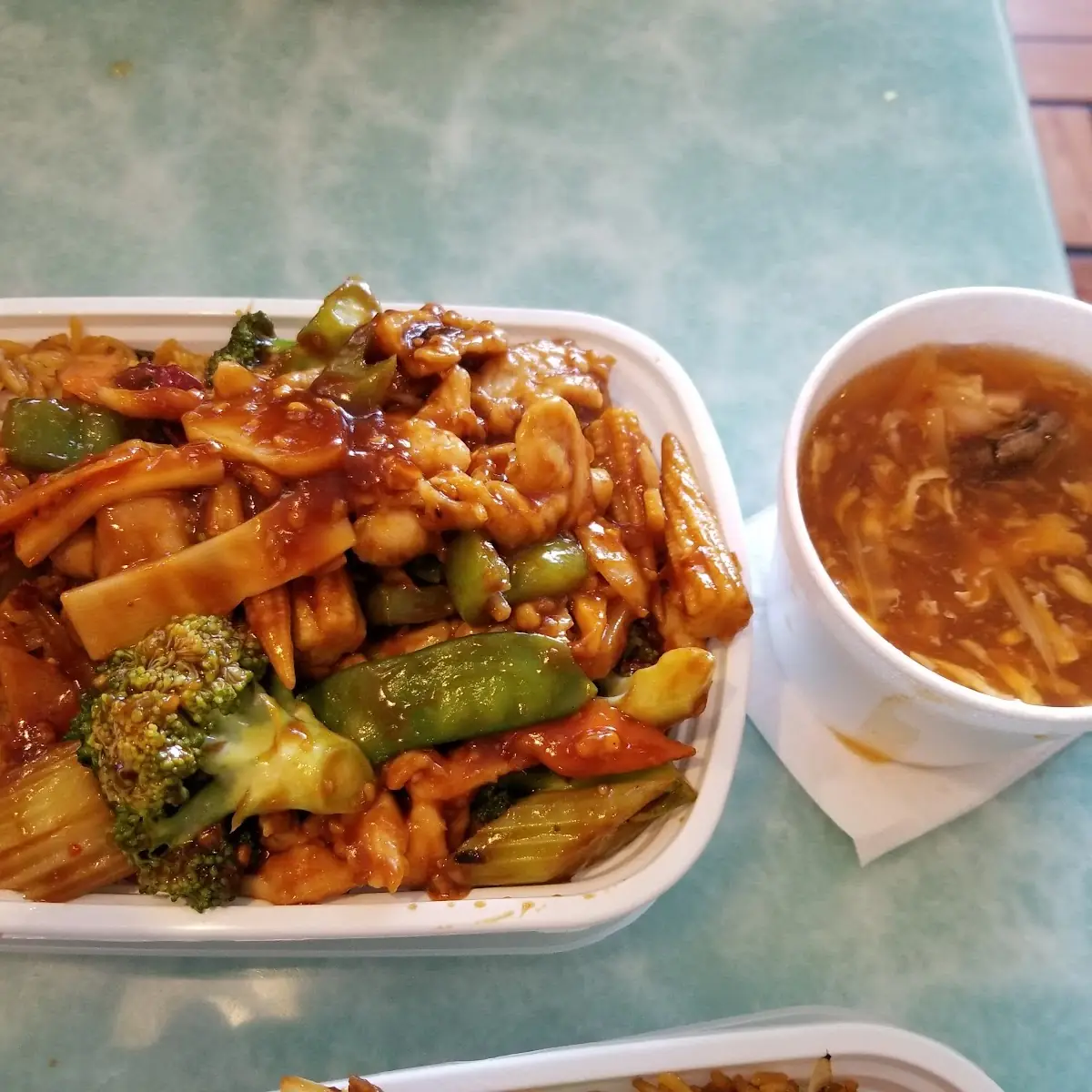 Garlic Chicken & Fried Rice