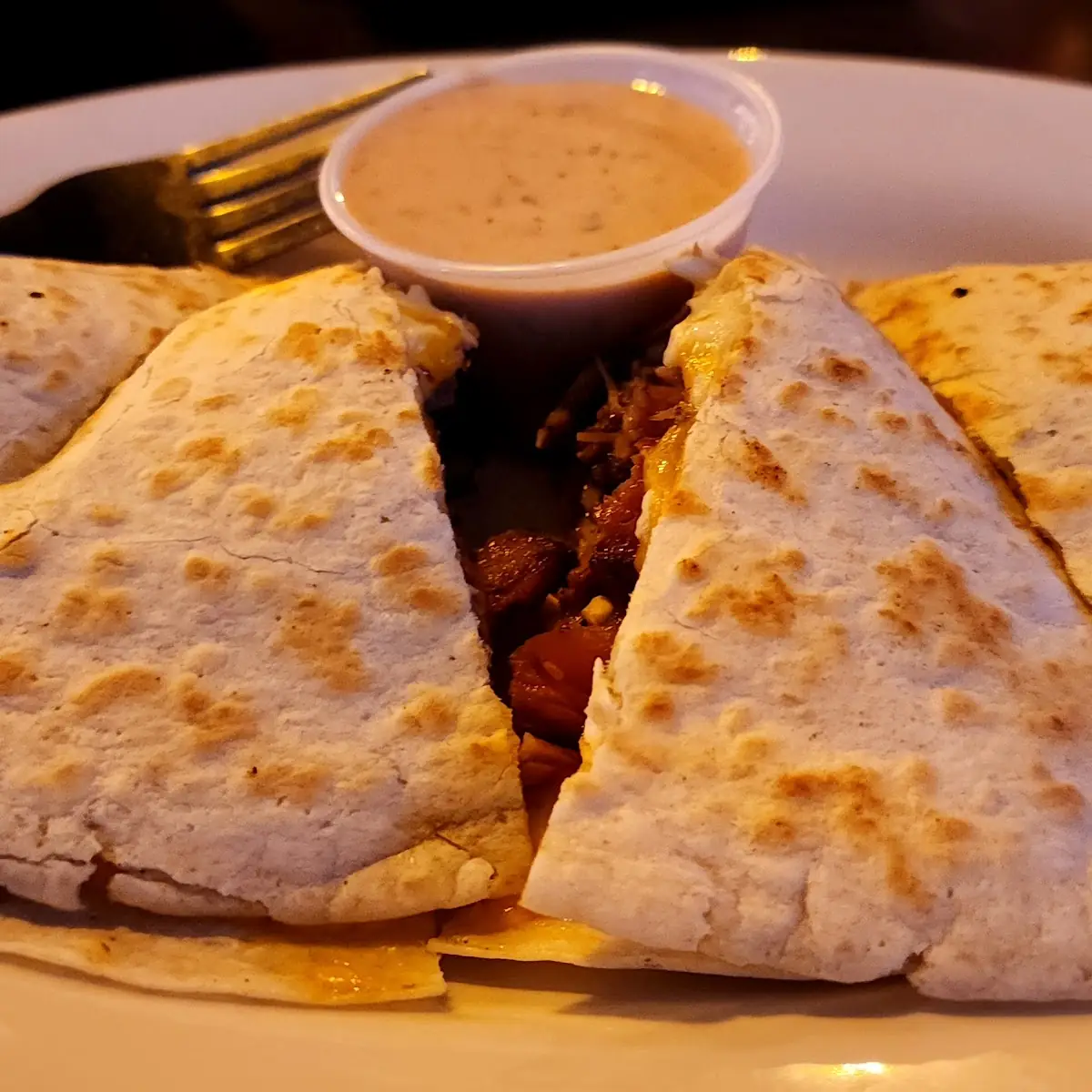 Brisket Quesadilla