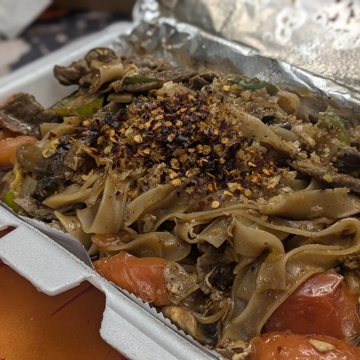 Drunken Noodle Tofu