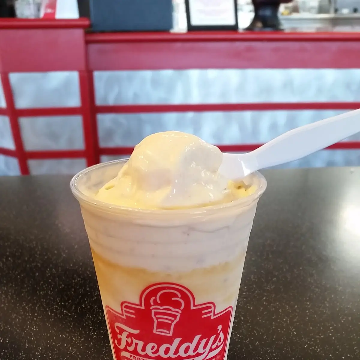 Mini Concrete with Salted Caramel and Cookie Dough