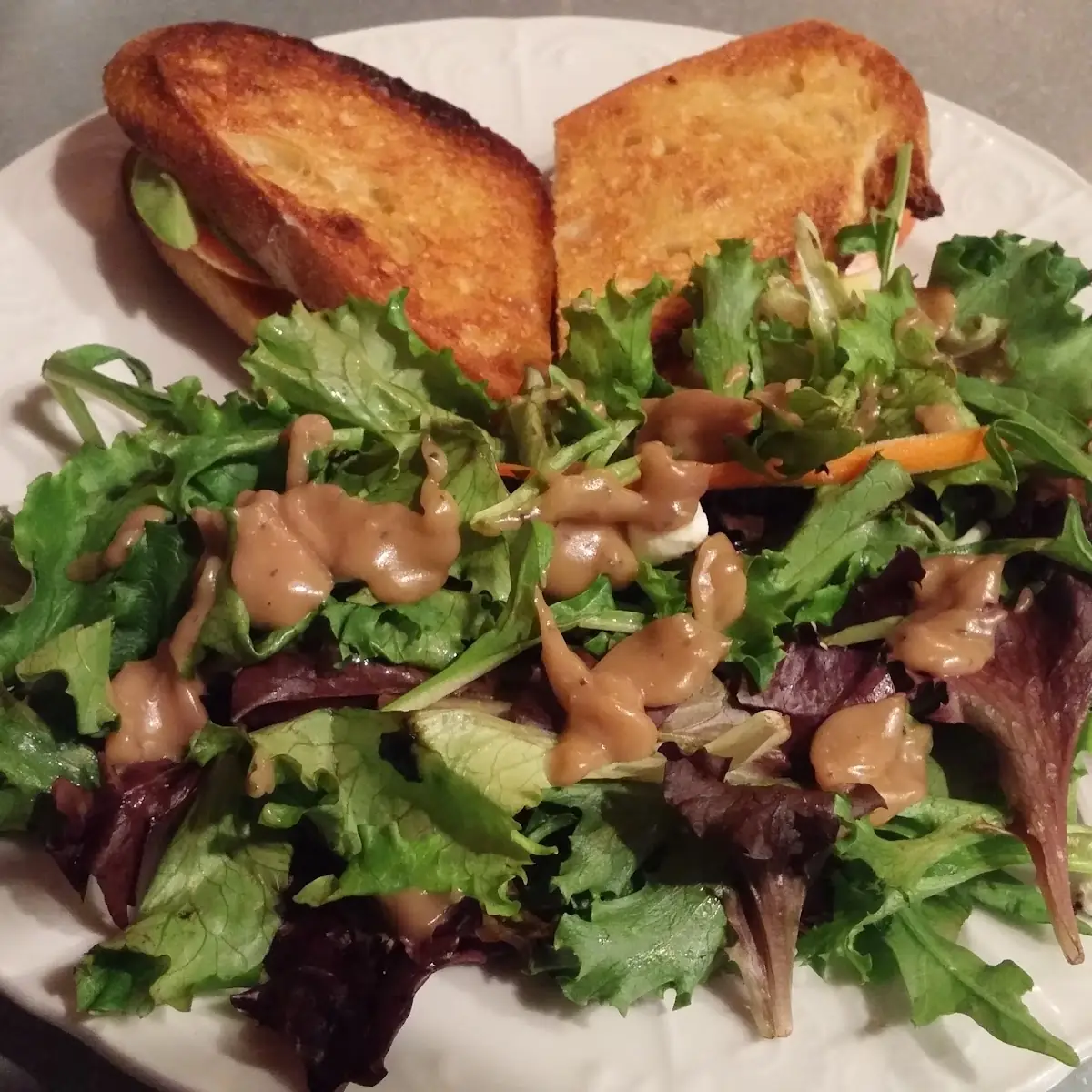 Grilled Cheese with Side Salad