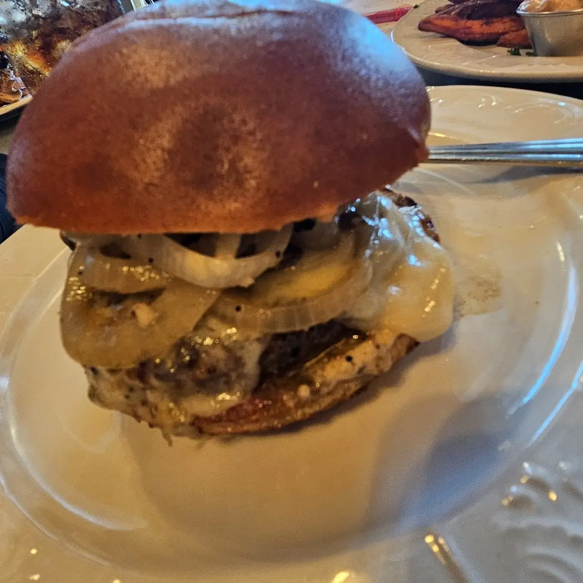 Mushroom Swiss Burger