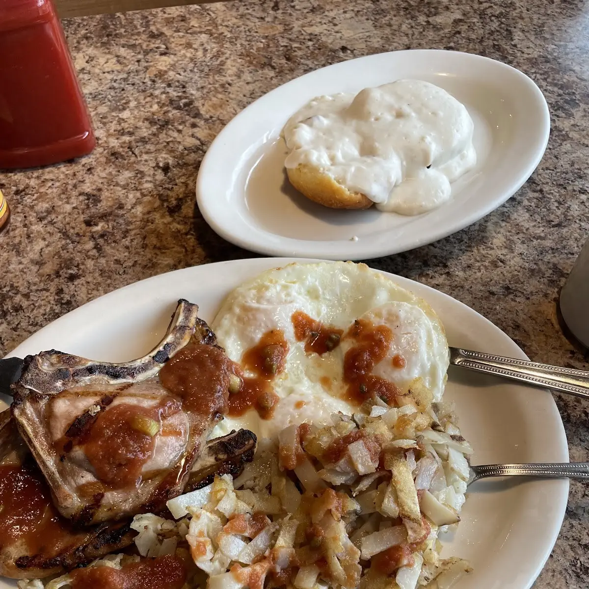 3 Eggs Breakfast with Hash Brown