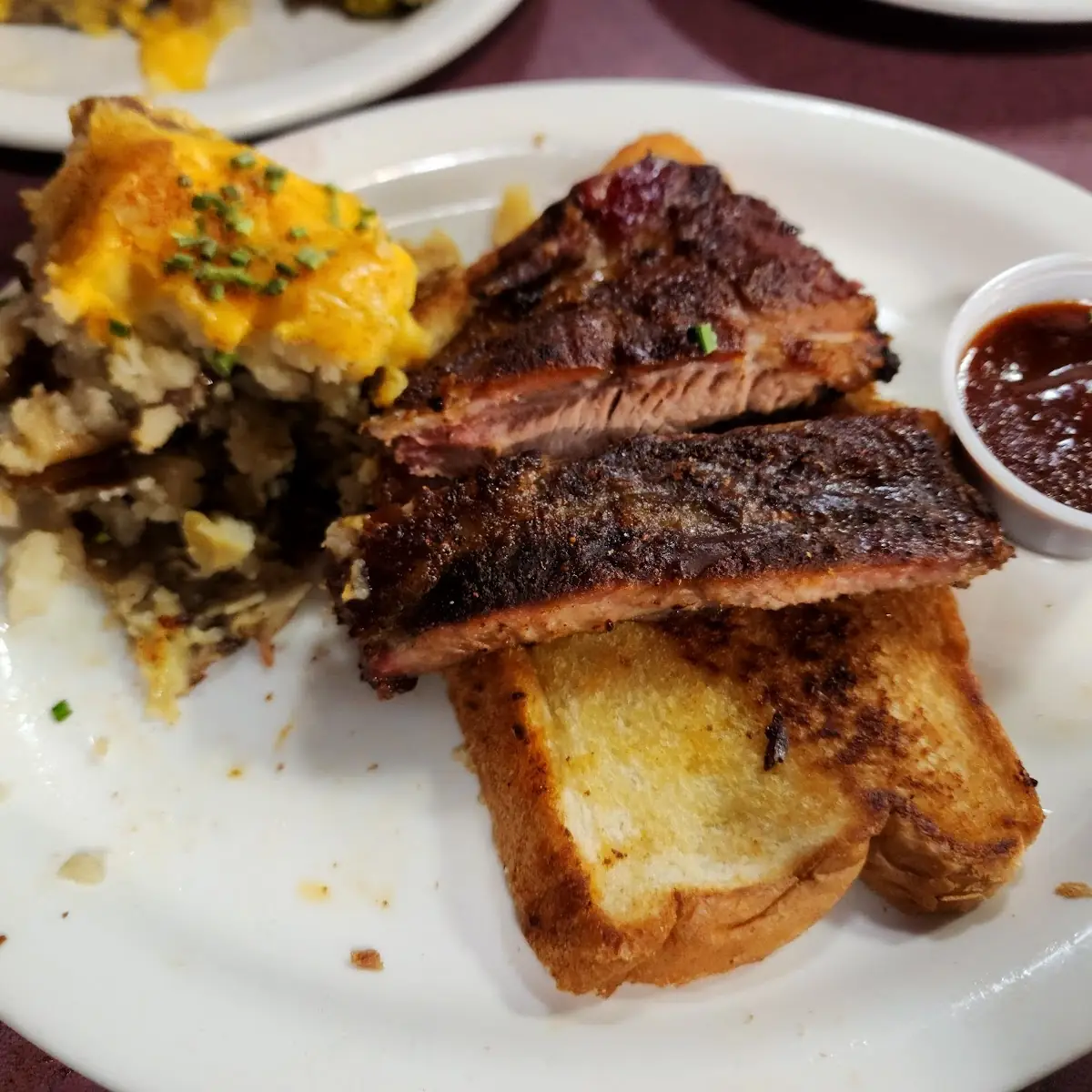 Pork Ribs Twice Baked Potato