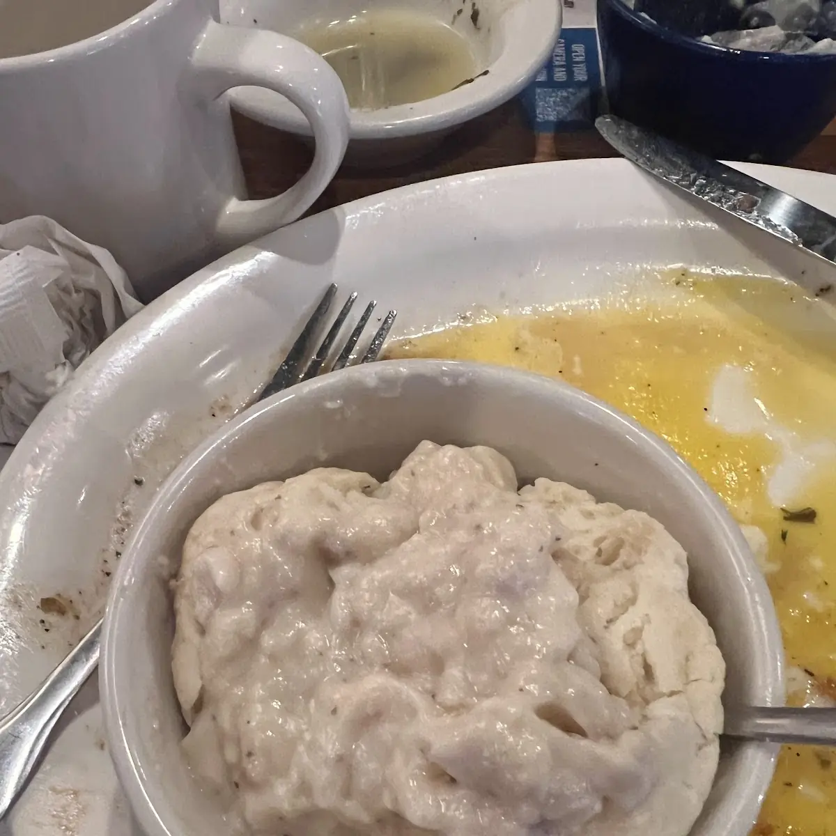 Sausage Gravy and Biscuit