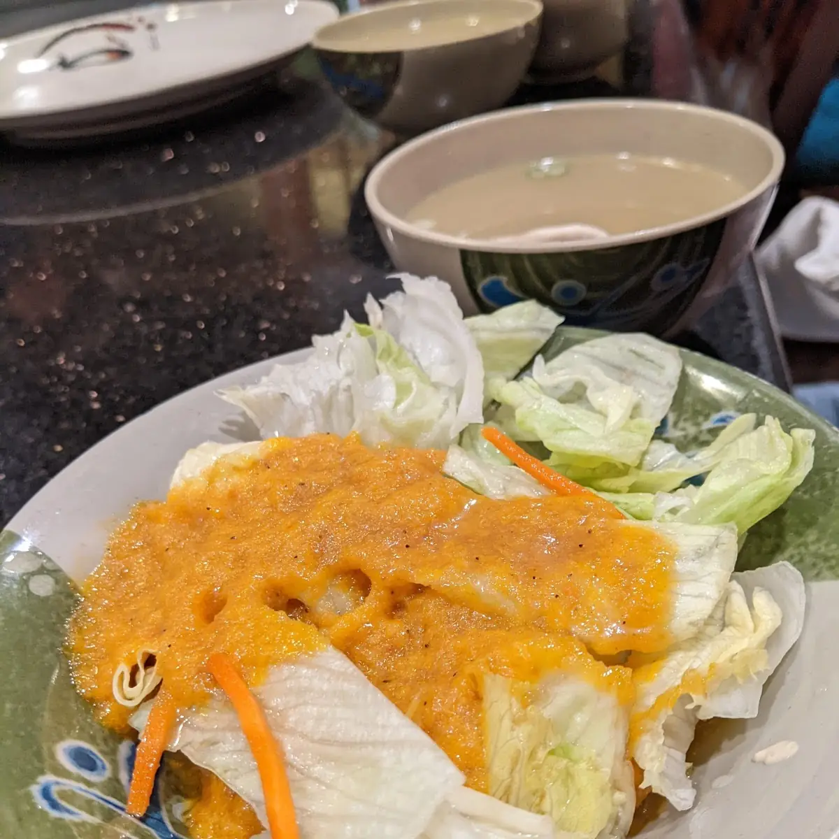 Salad with Ginger Dressing
