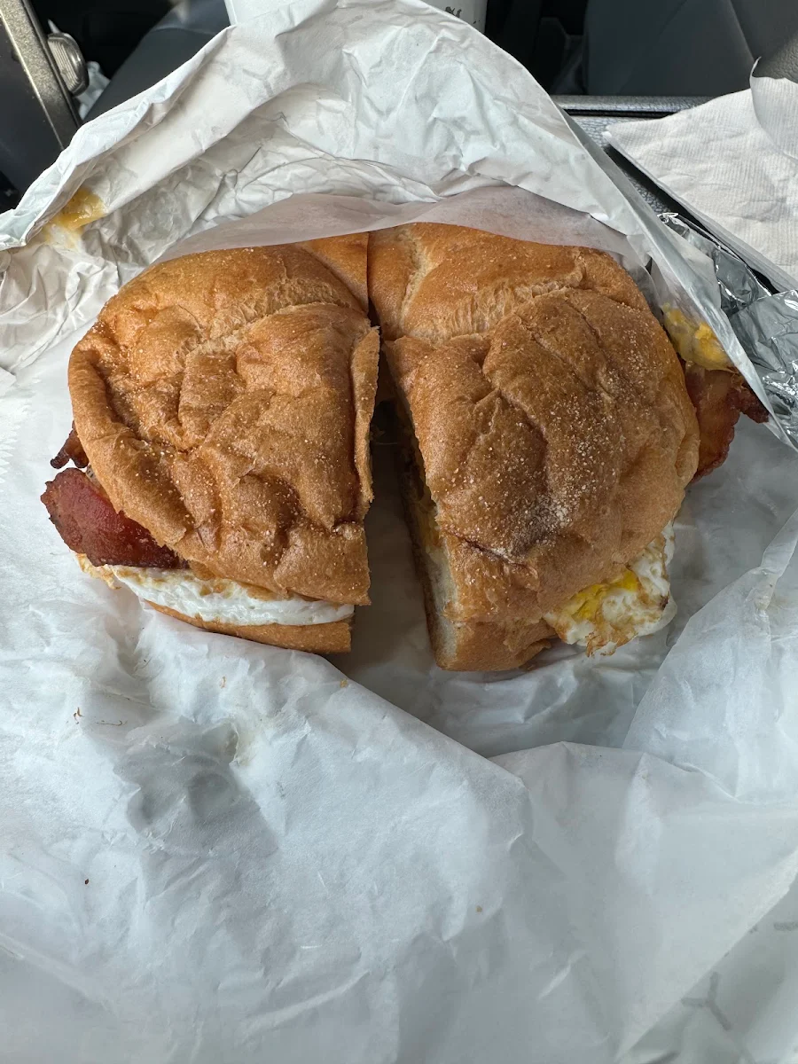 Egg Bacon and Cheese Sandwich