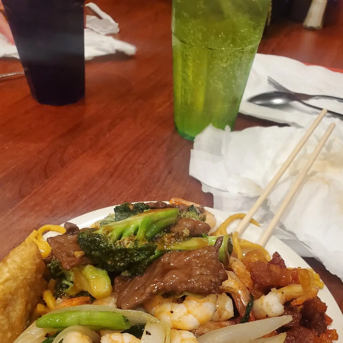 Beef or Shrimp w Garlic Sauce