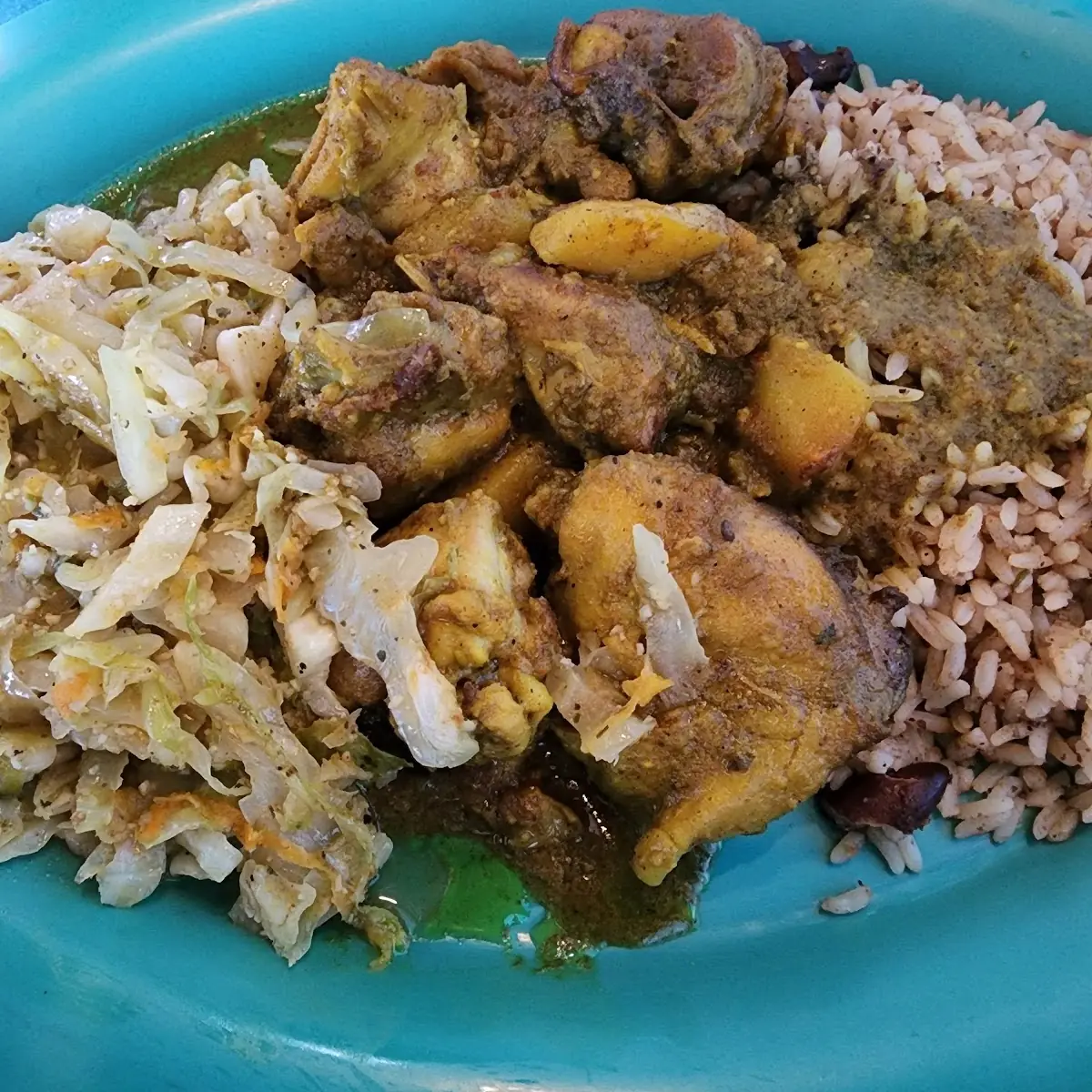 Curry Chicken Platter