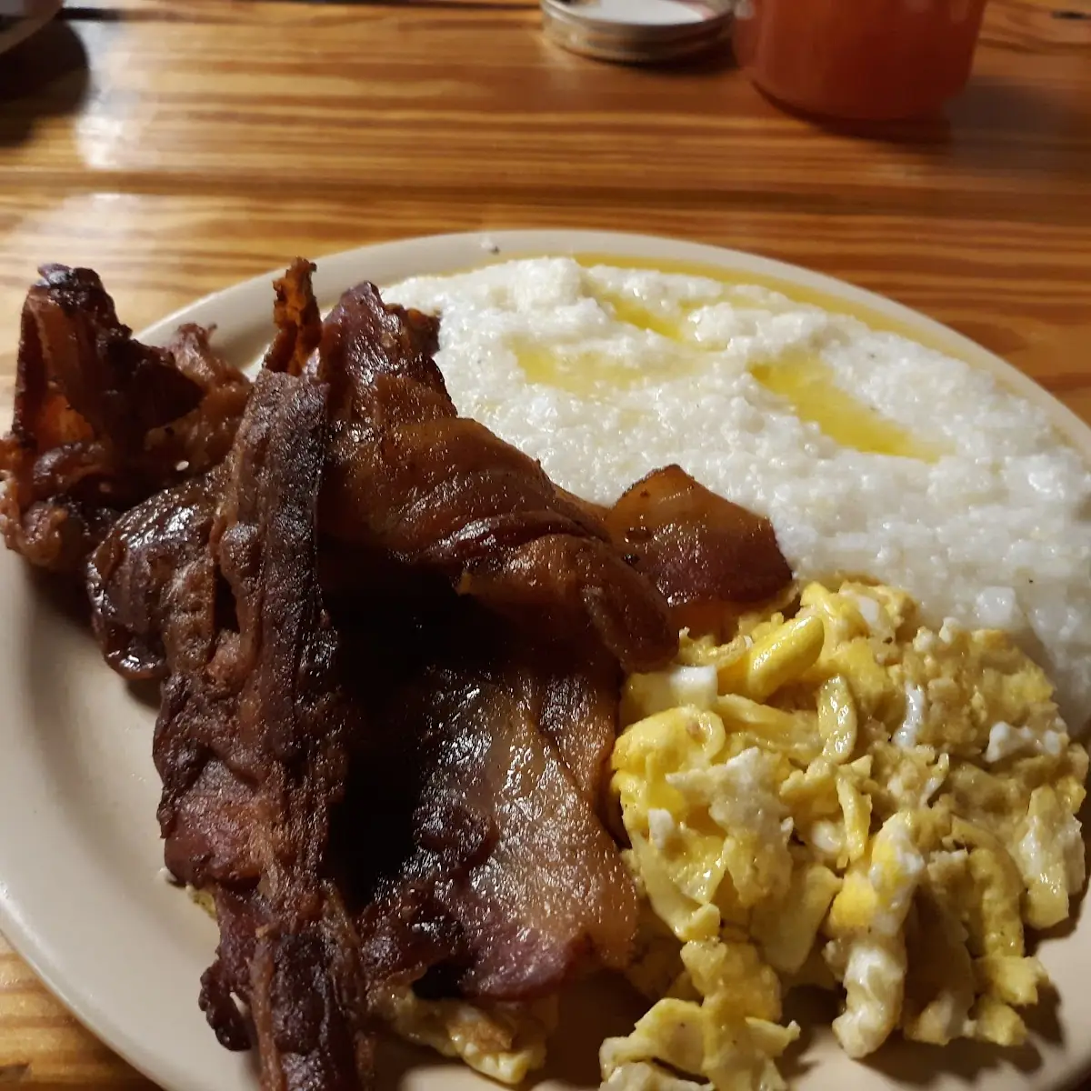 Bacon Eggs and Grits