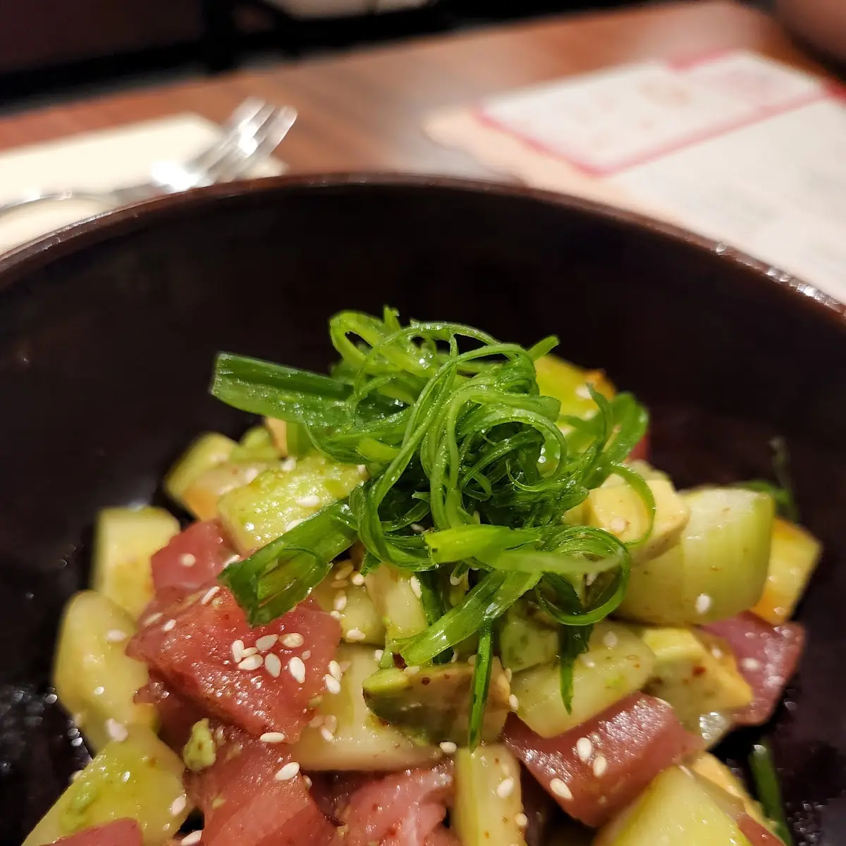 Ahi Tuna and Avocado