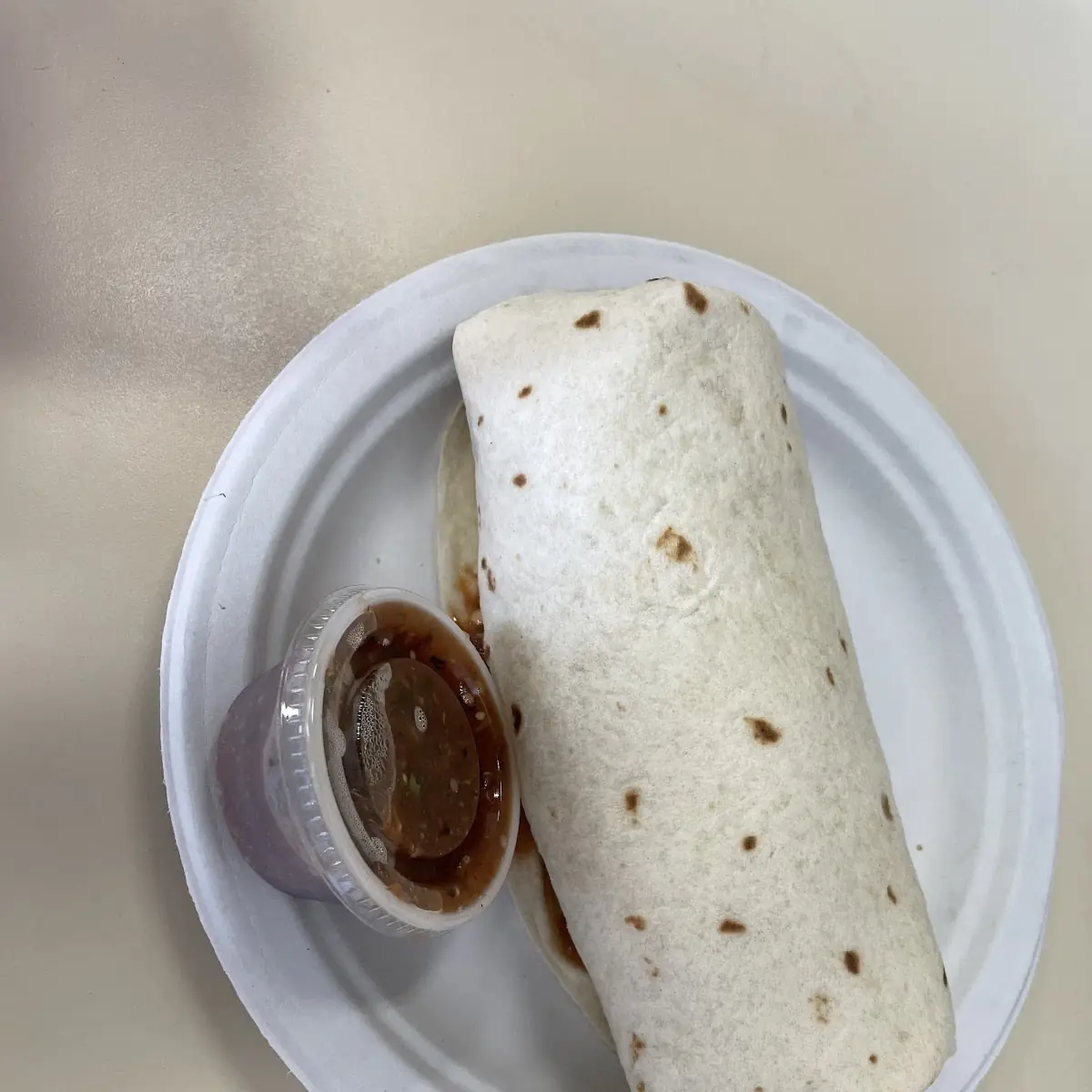 Mushroom Asada Burrito