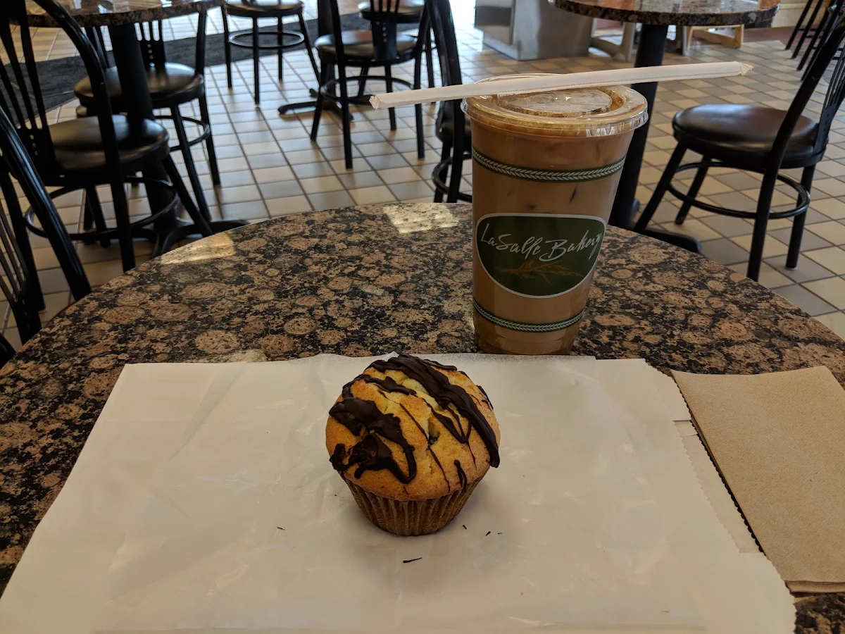 Chocolate Chip Muffin & Chocolate Hazelnut Coffee