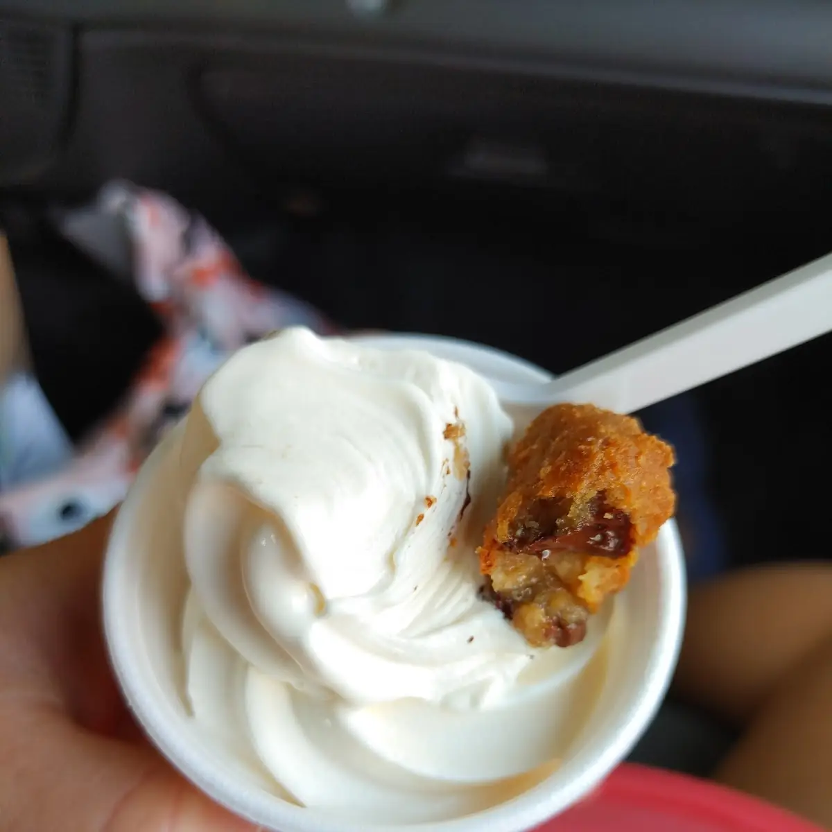 Fired Cookie Dough Bits with Side of Ice Cream