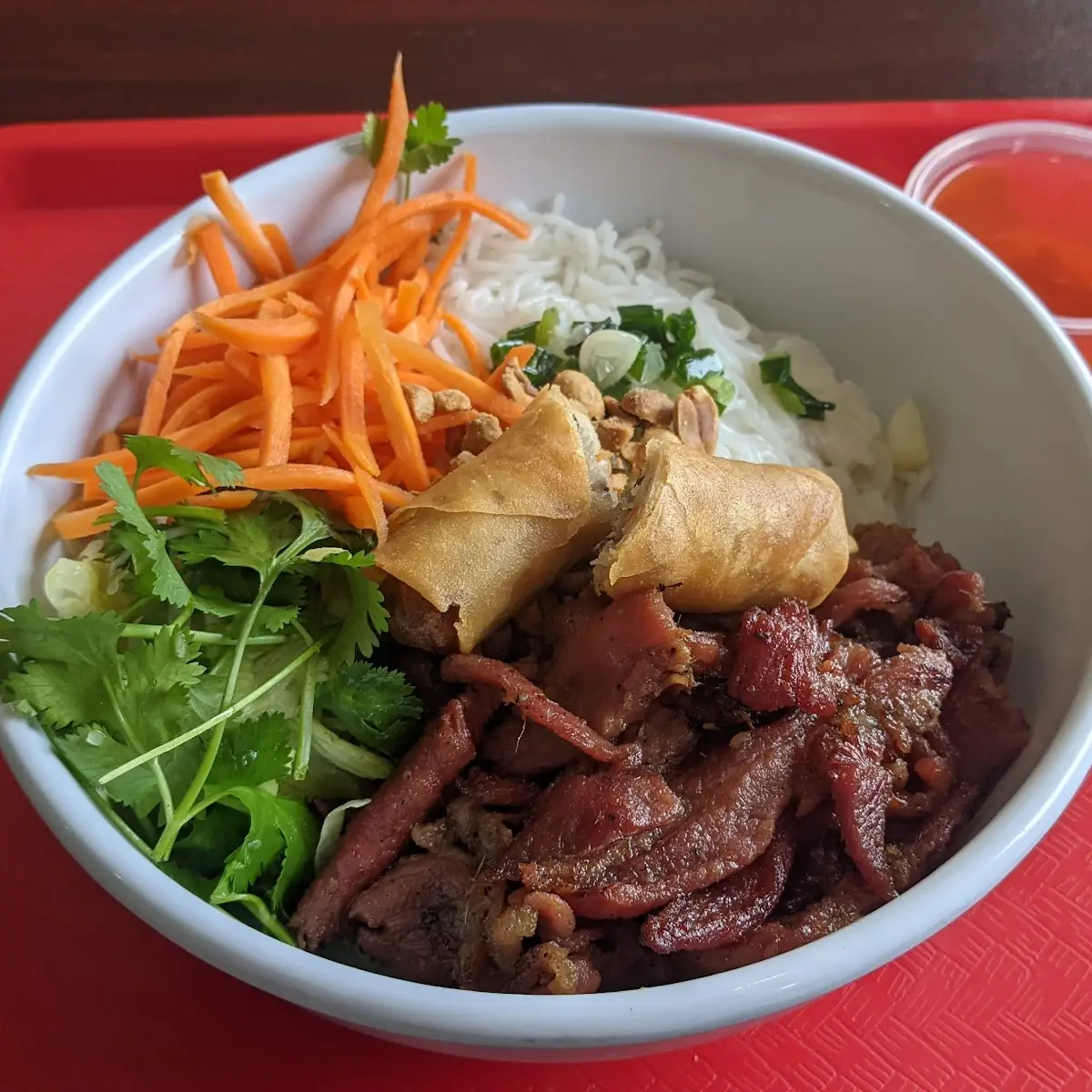 Grilled Pork & Egg Roll Vermicelli