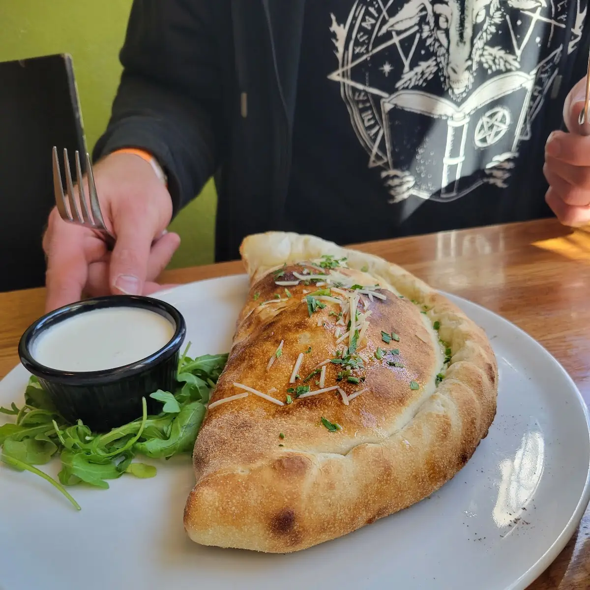 Buffalo Chicken Calzone