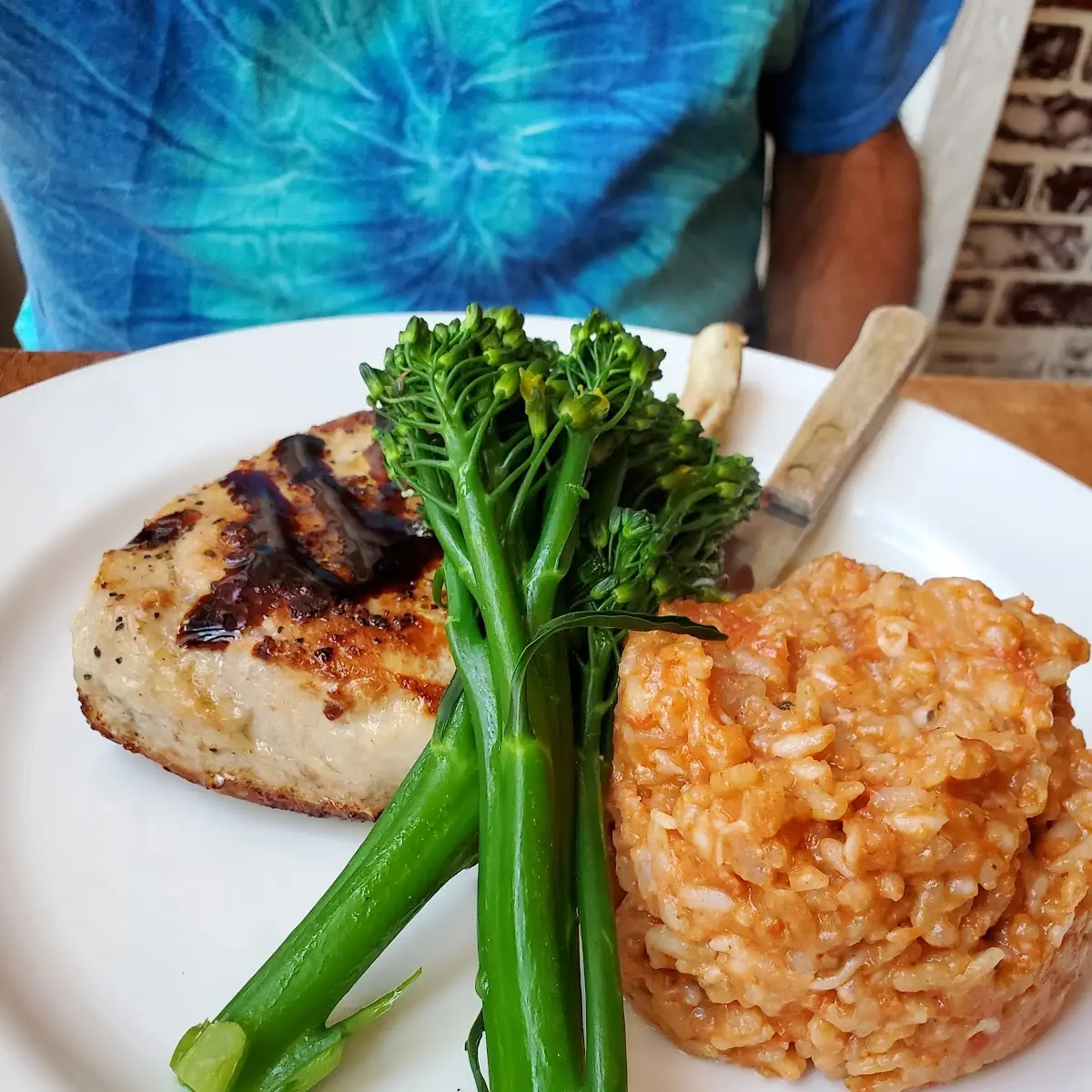 Pork Chop with Risotto