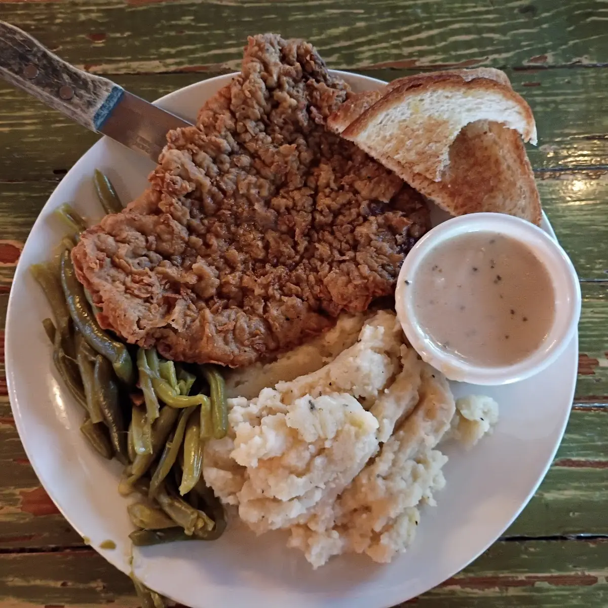 Chicken Fried Steak and Mashed Potatoes