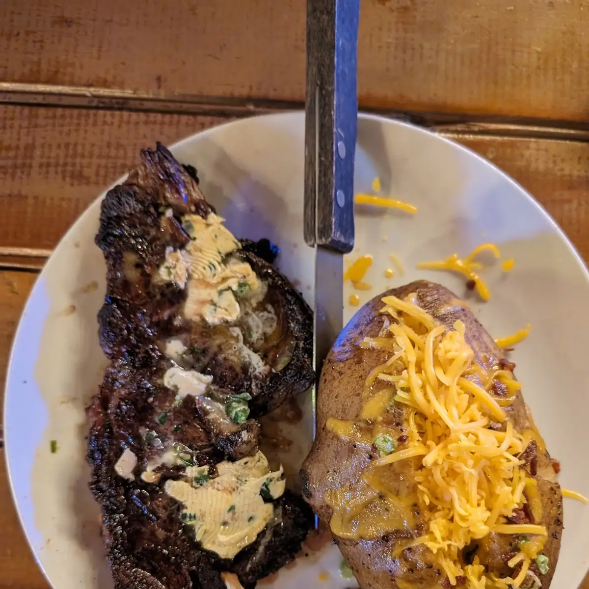 Wednesday Steak Night and Baked Potato