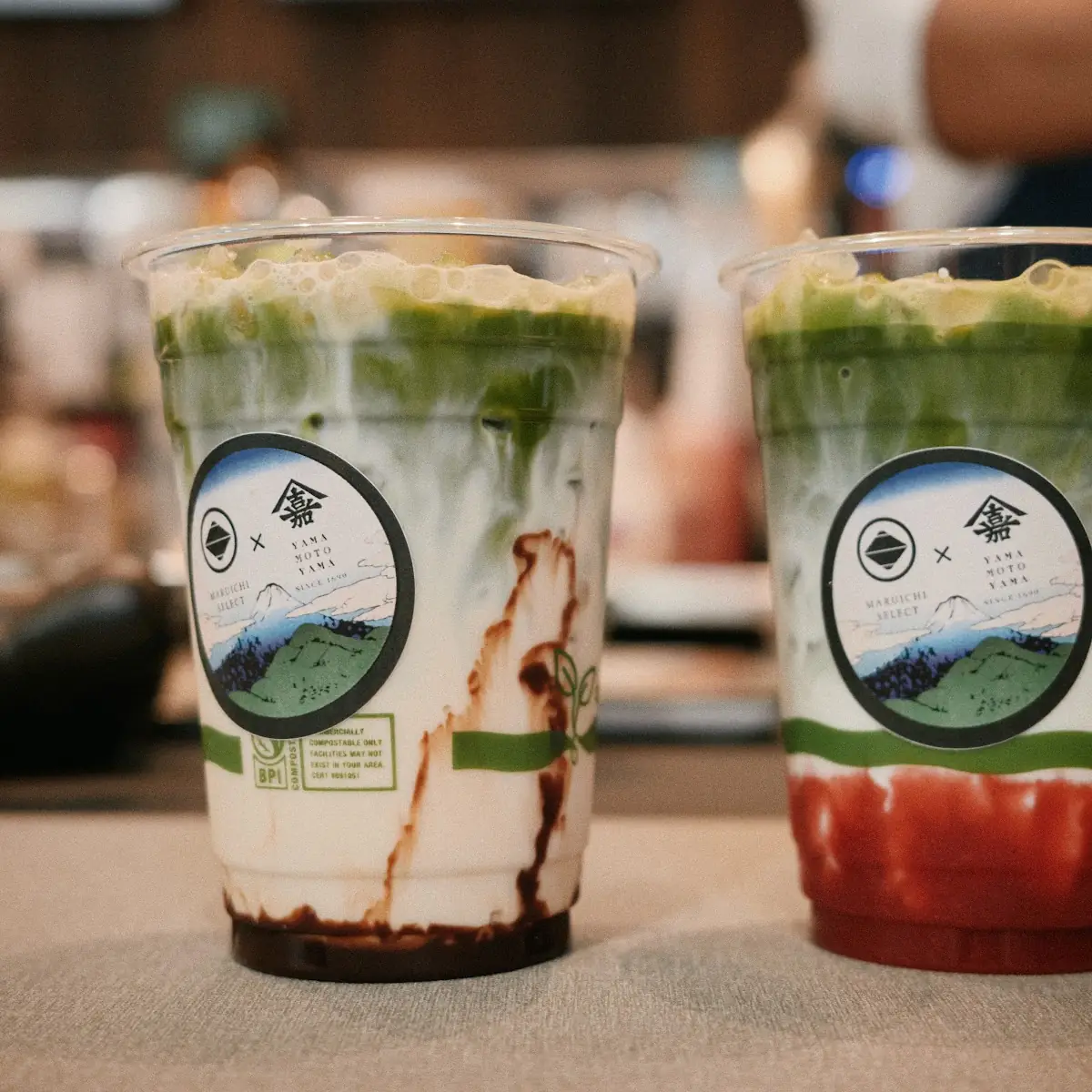 Iced Strawberry Matcha Latte