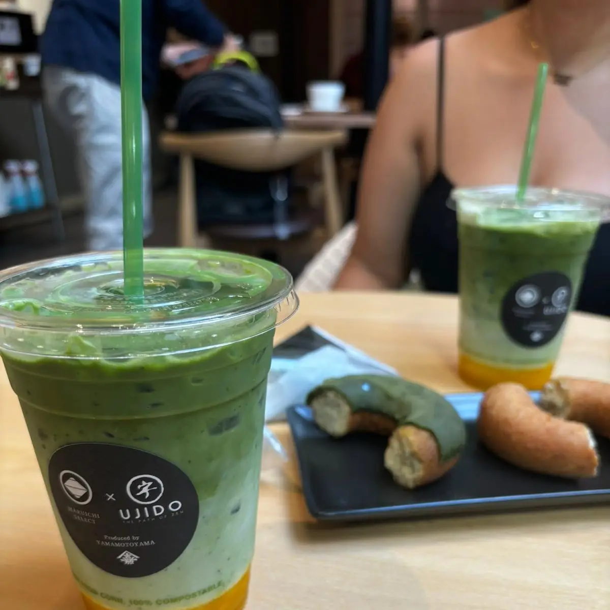 Mango Matcha Latte