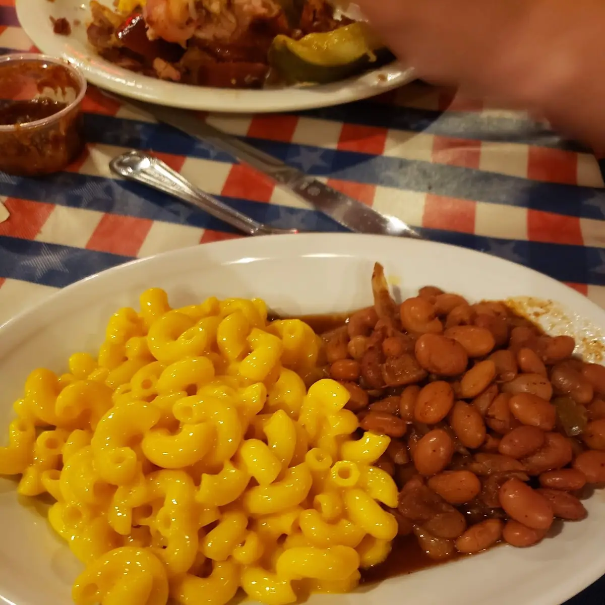 Mac and Cheese BBQ Beans
