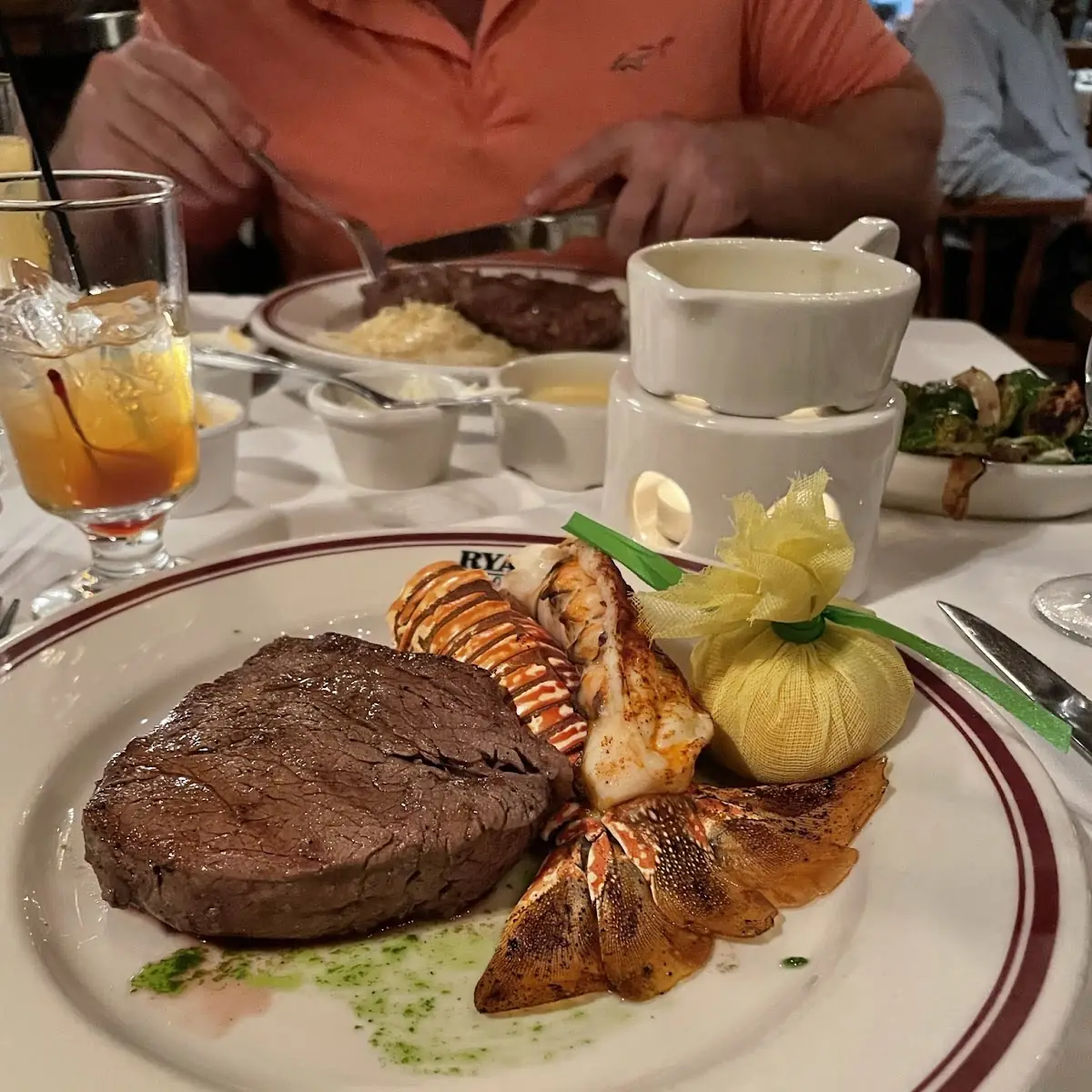 C a B Filet Mignon & Cold Water Lobster Tail