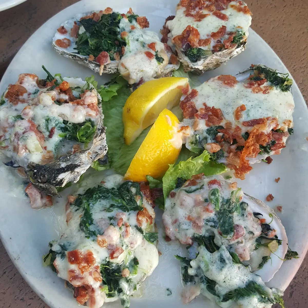 Oysters Rockefeller