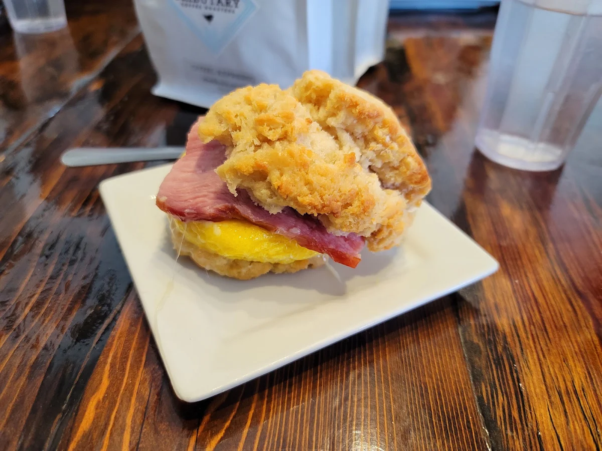 Ham and Egg Biscuit