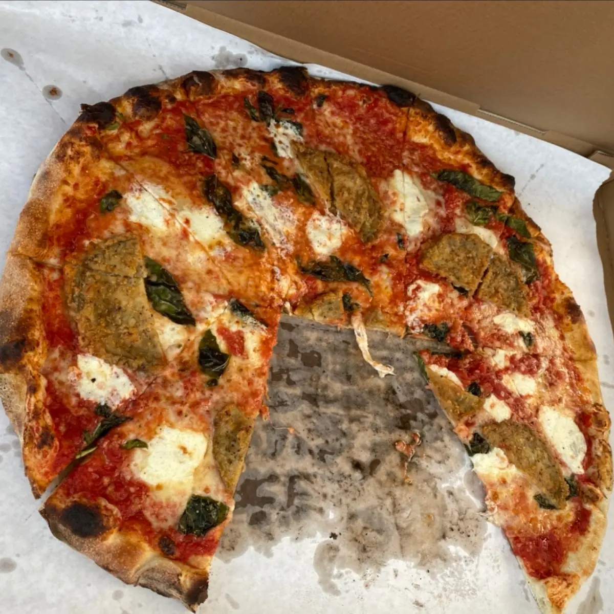 Eggplant Parmesan Pizza