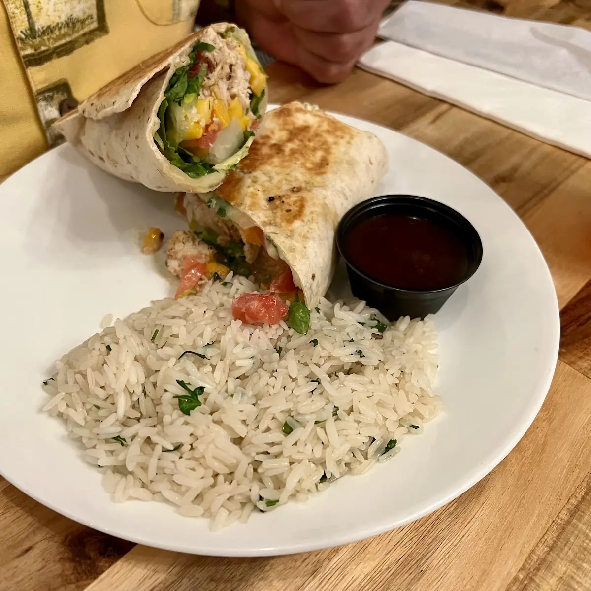Jerk Chicken Wrap