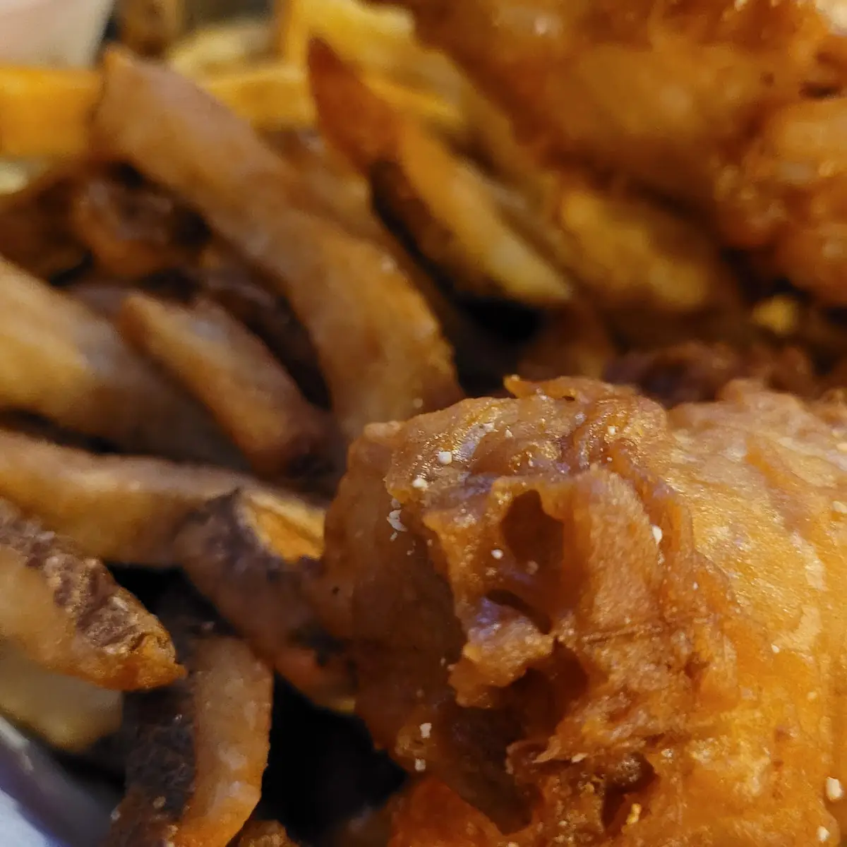 Fried Cod Fish Platter