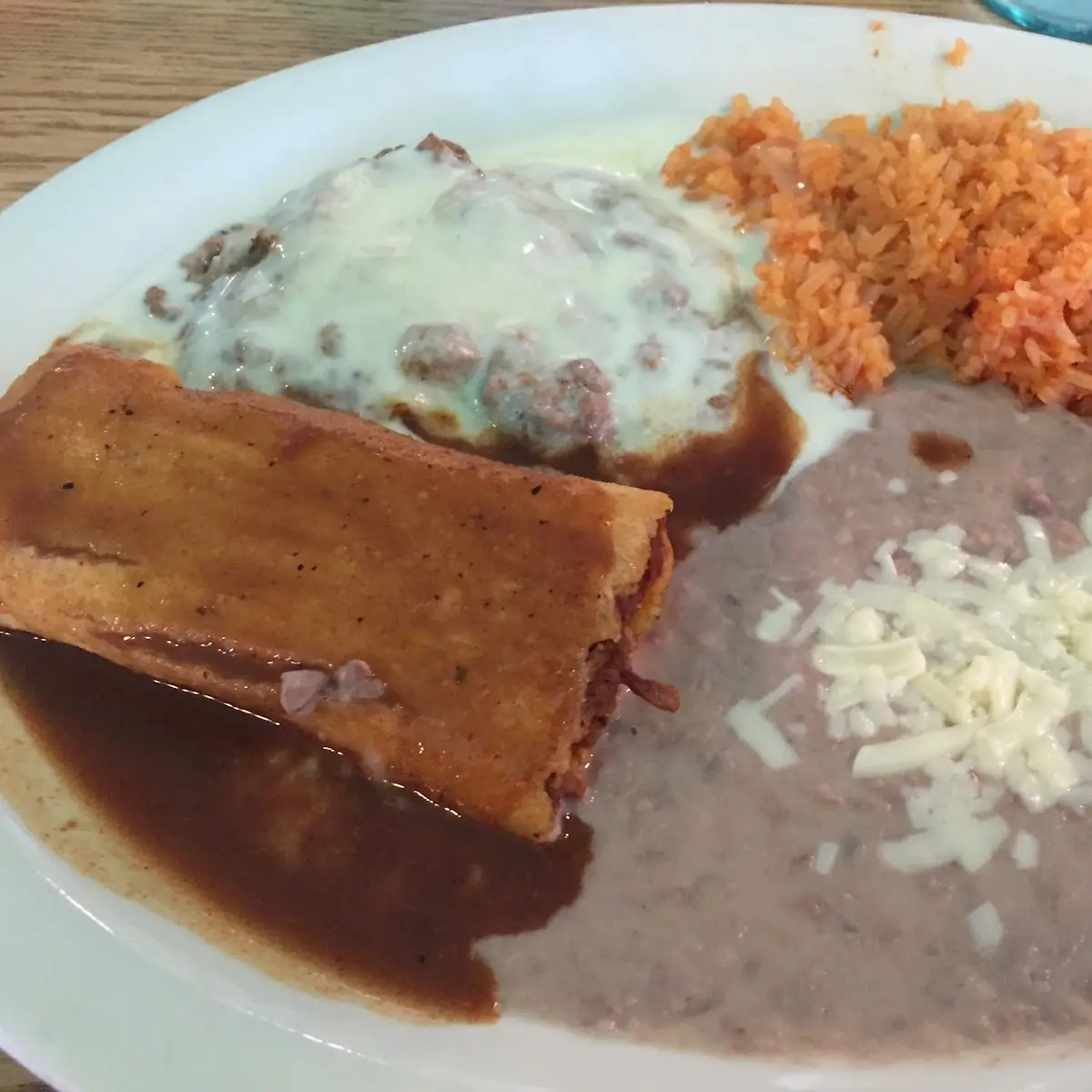 Chili Relleno and Tamale