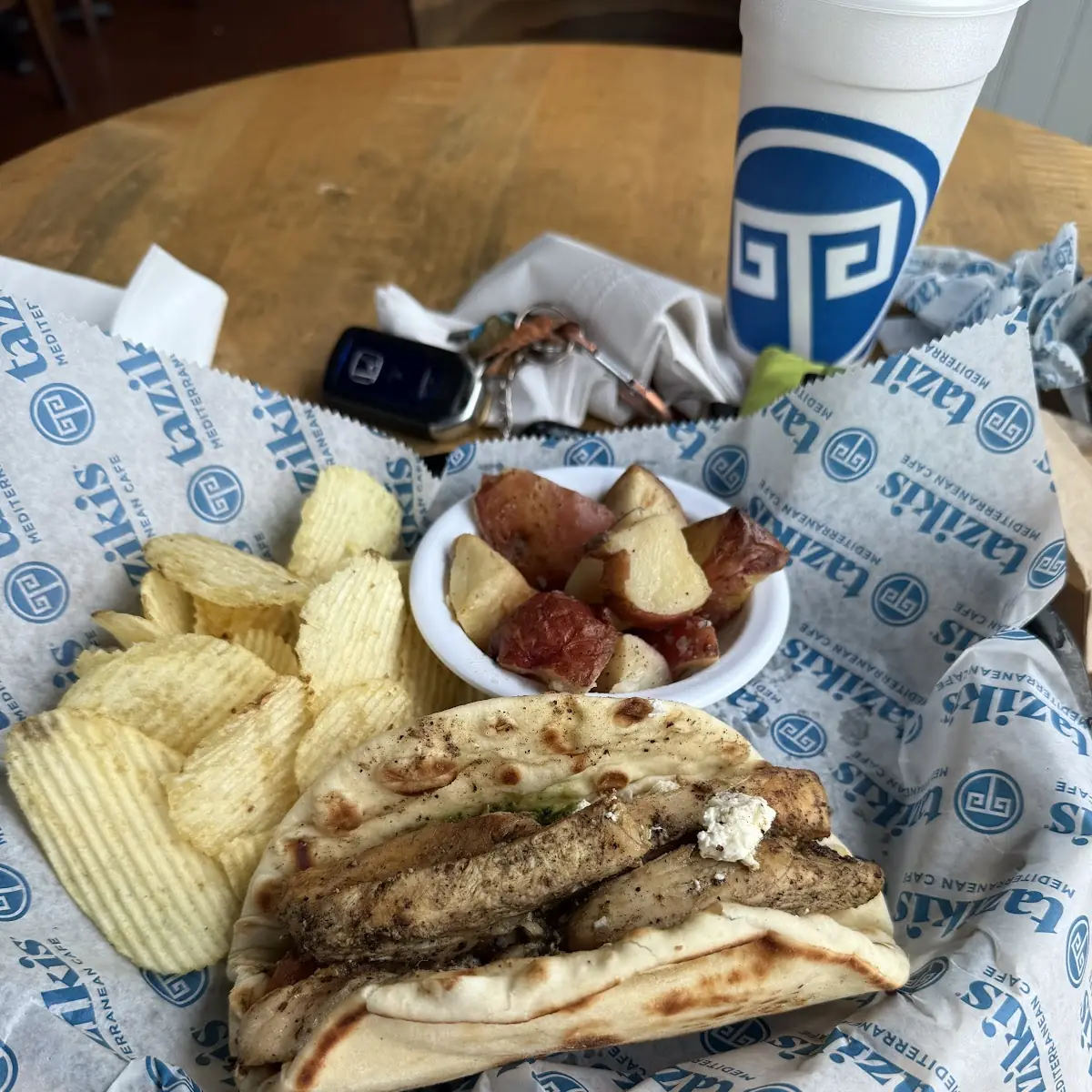 Chicken Pesto Pita