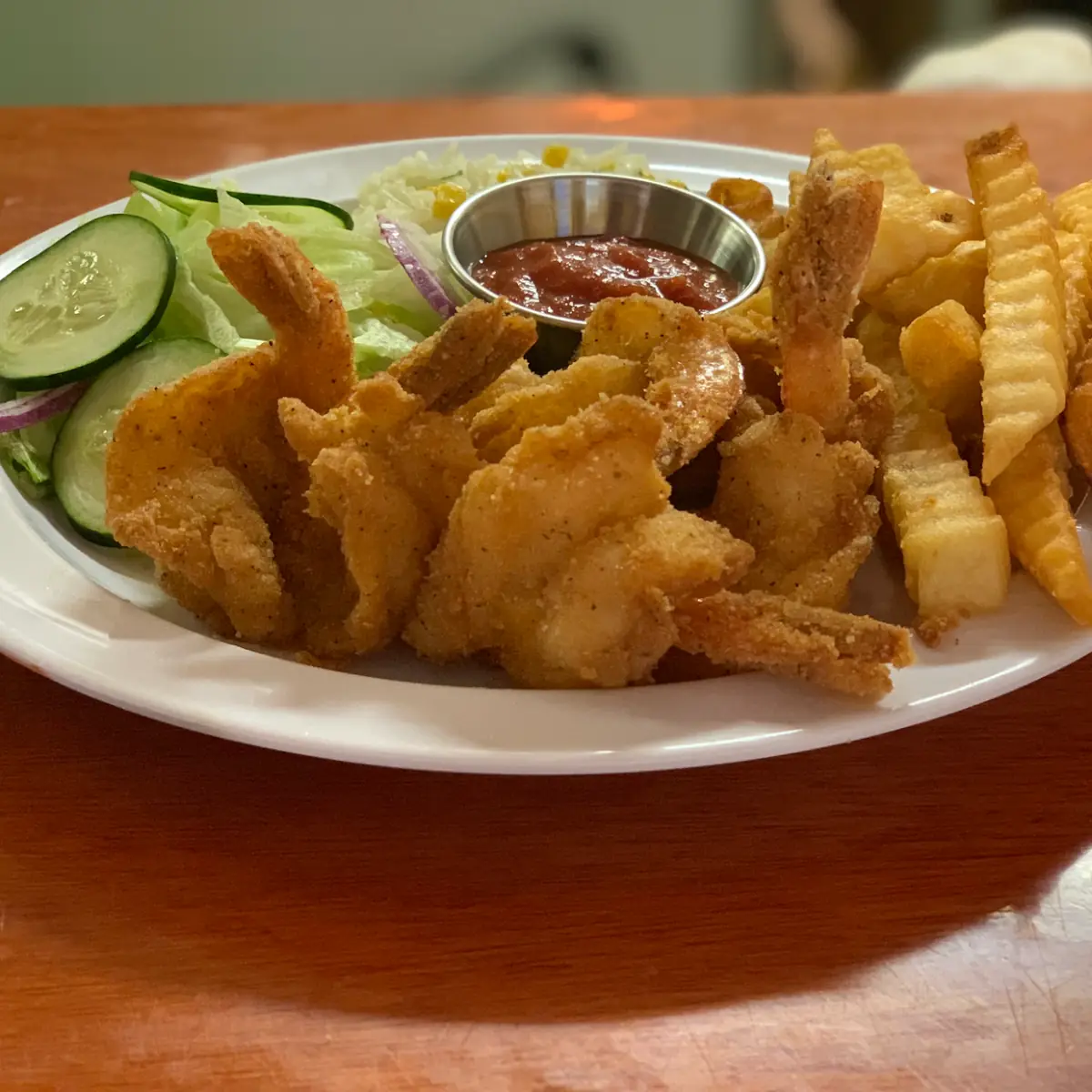 Fried Fish or Shrimp Plate