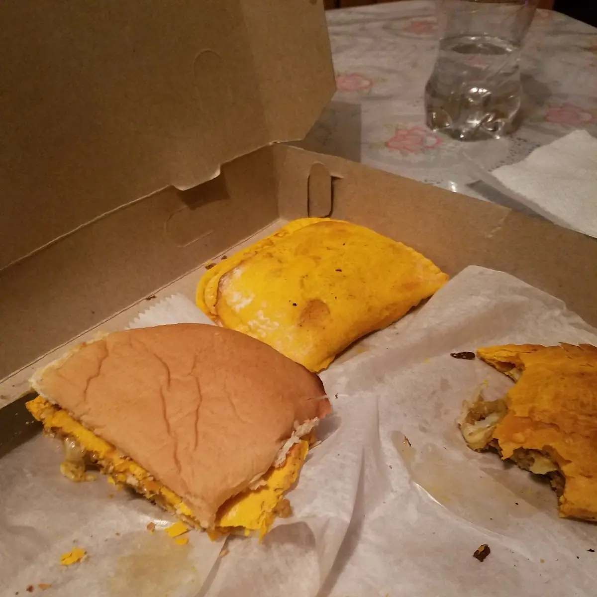 Beef Patty with Cheese and Coco Bread