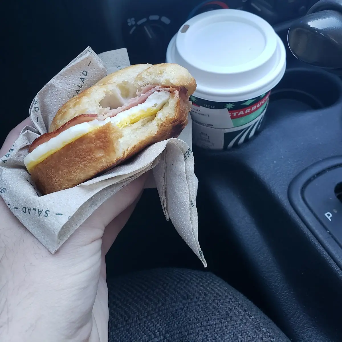 Ham Egg and Swiss Sandwich