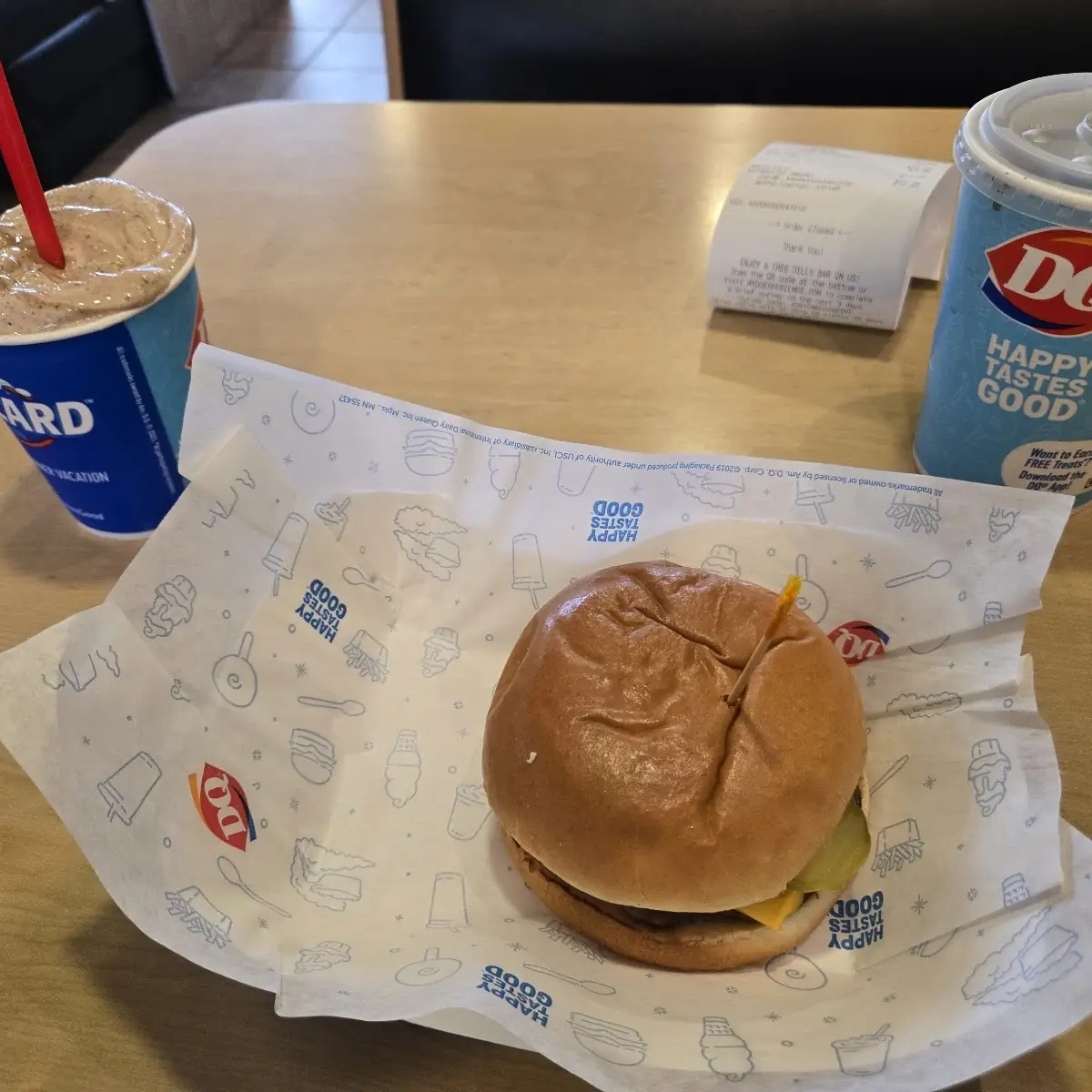 Bacon Cheeseburger Deluxe with Onion Rings