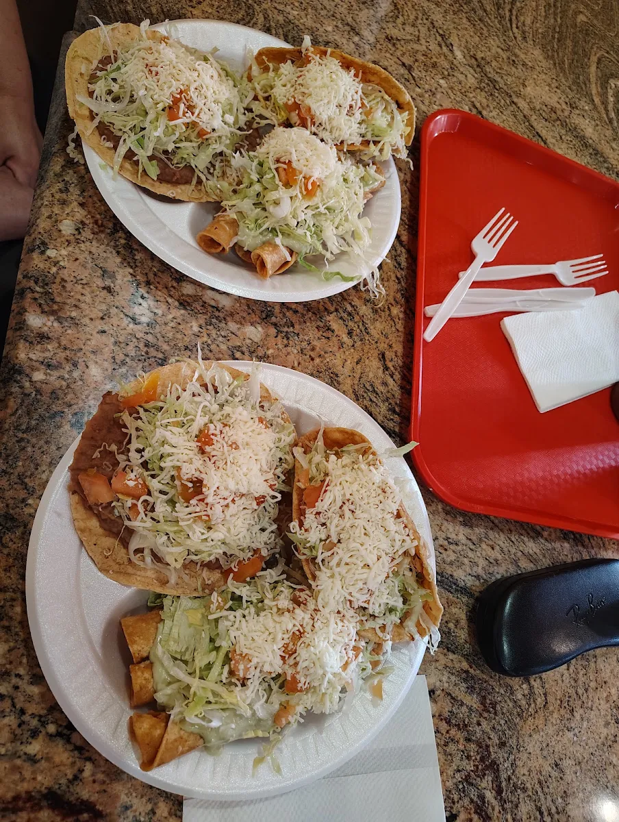 1 Tostada 1 Beef Taco 3 Rolled Taco Special