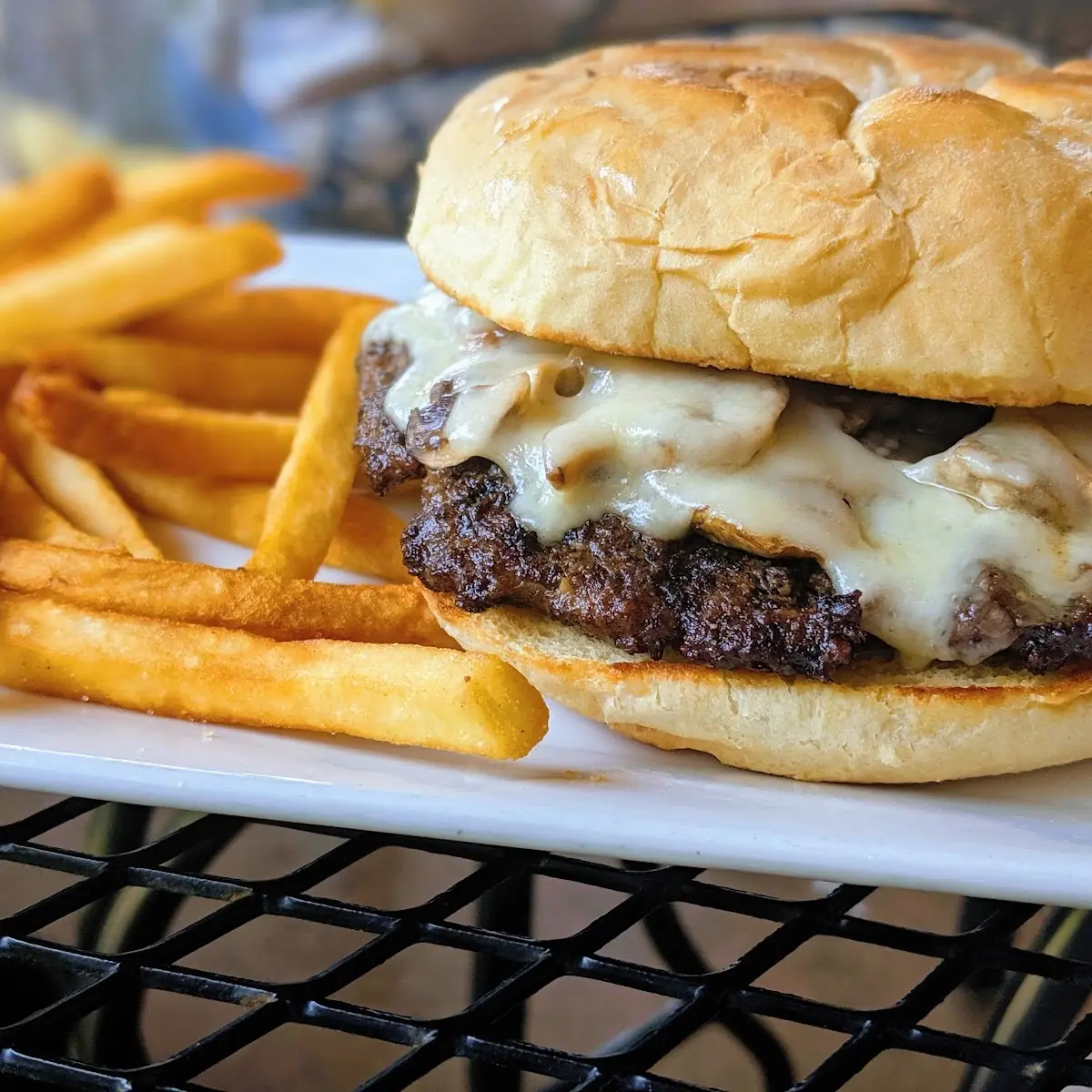 Mushroom Swiss Burger