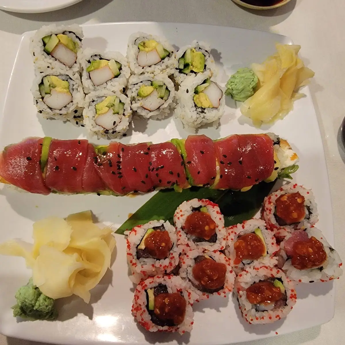 California Roll 007 and Firecracker Roll
