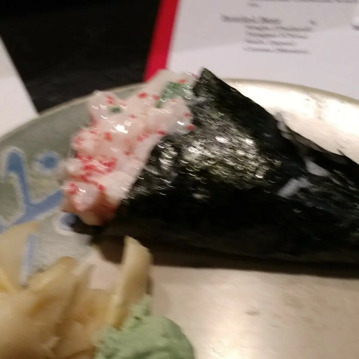 Creamy Scallop Hand Rolls