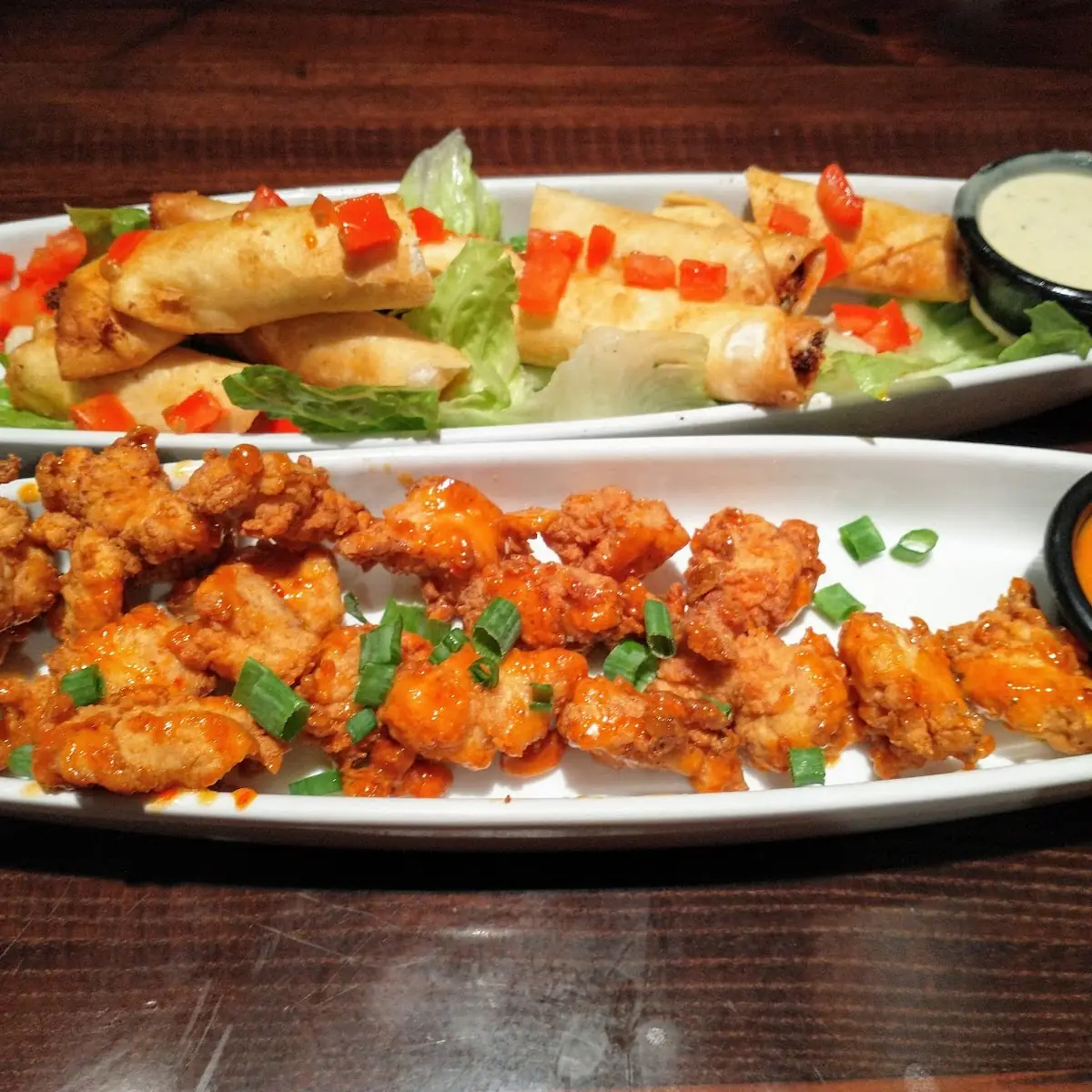 Firecracker Chicken Wraps and Spicy Chicken Bites