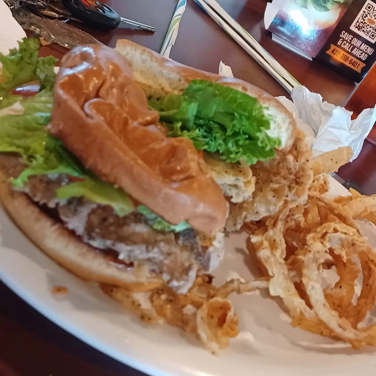 Fried Steak Sandwich