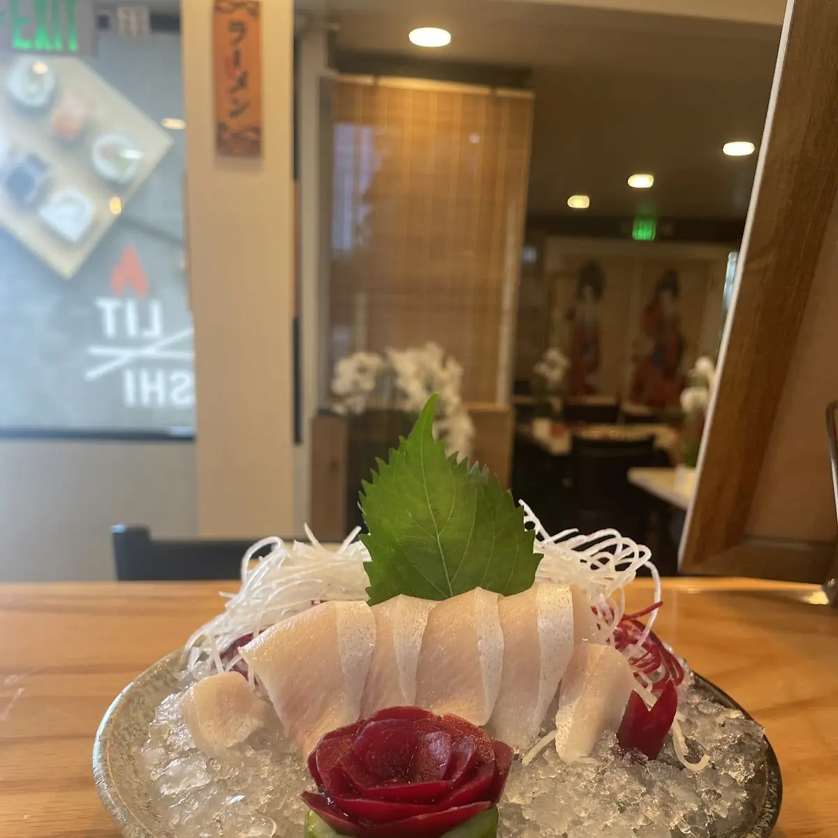 Yellowtail Hamachi Sashimi