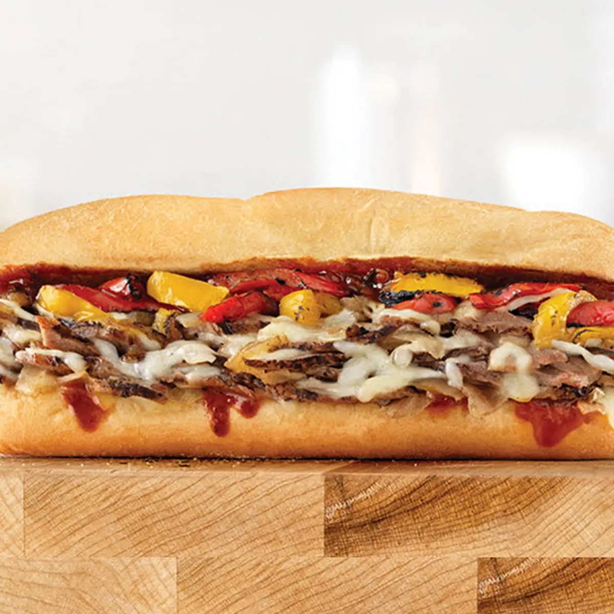 Rime Rib Philly Cheese Steak Sandwich